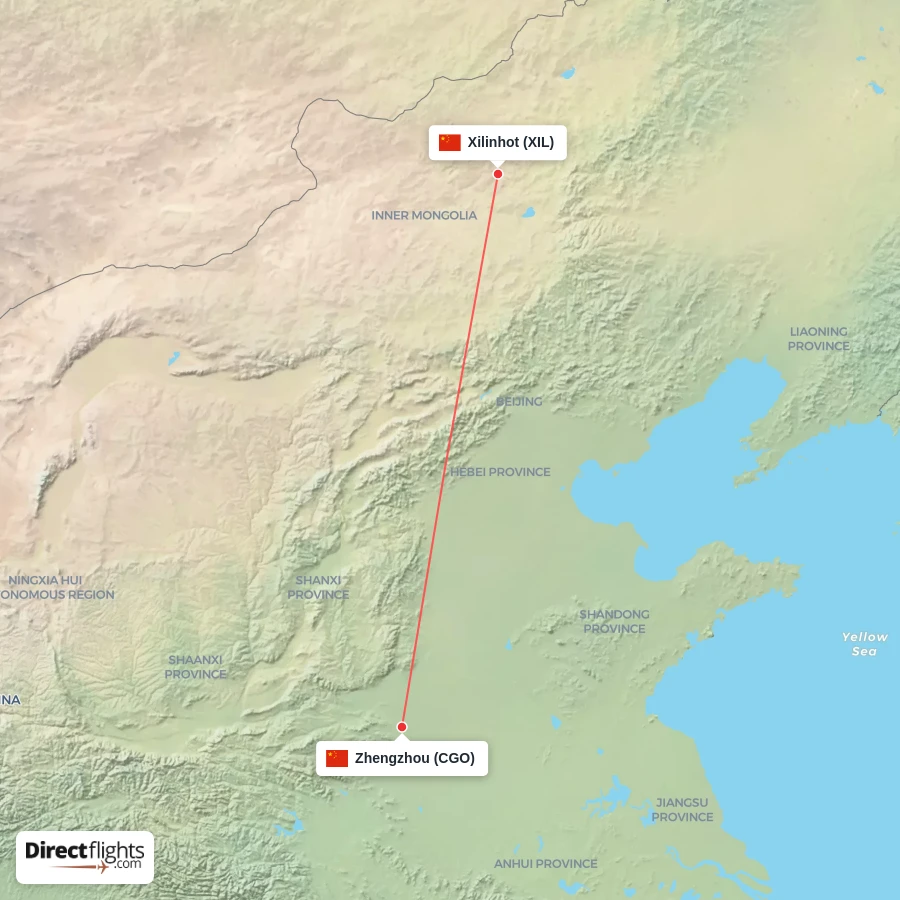 XIL - CGO route map