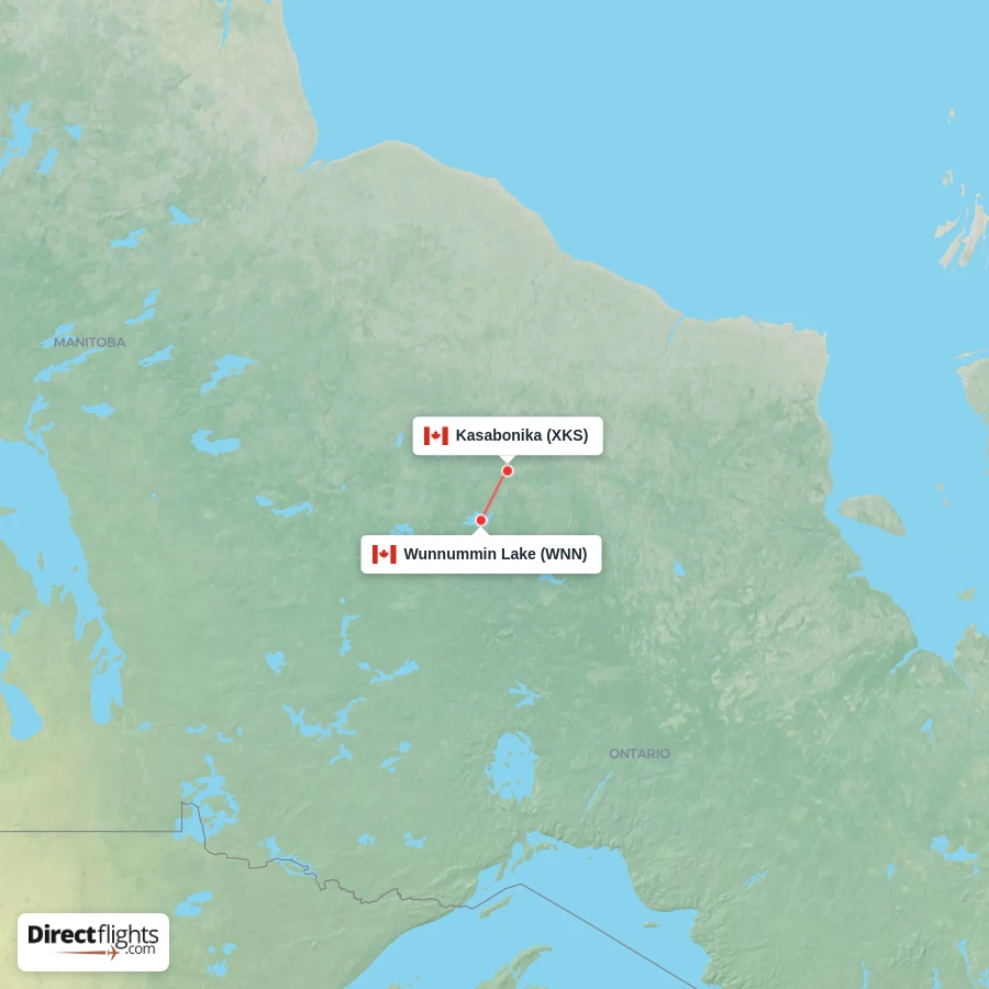 XKS - WNN route map