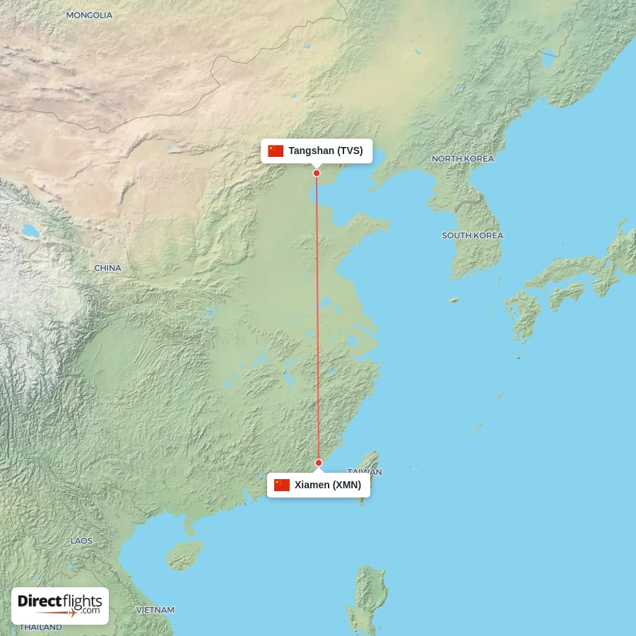 XMN - TVS route map