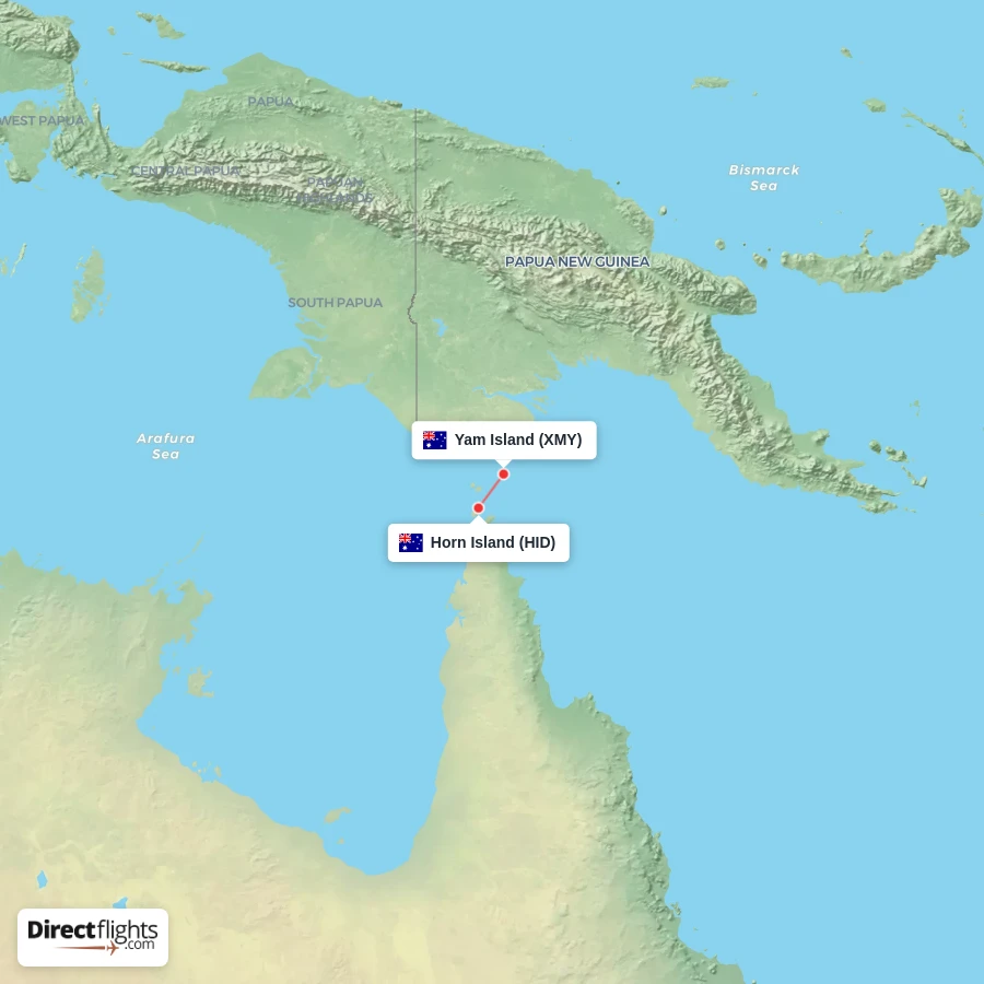 XMY - HID route map