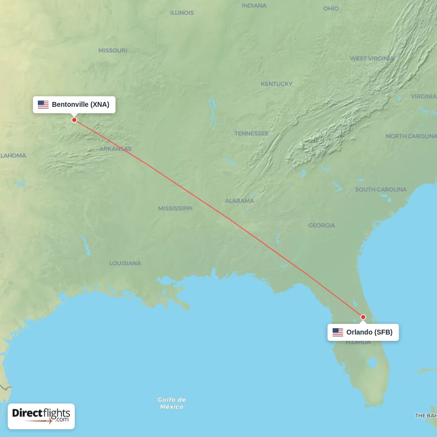 XNA - SFB route map