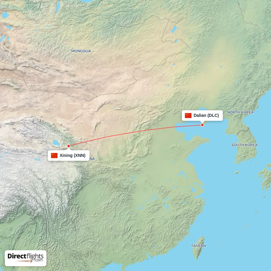 XNN - DLC route map