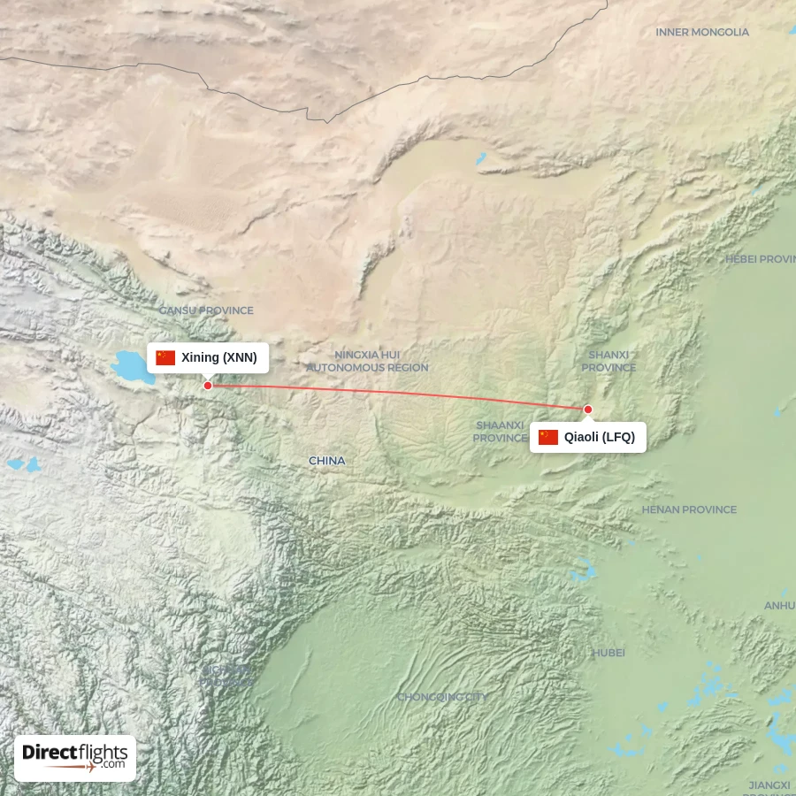 XNN - LFQ route map