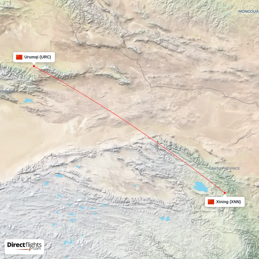 XNN - URC route map