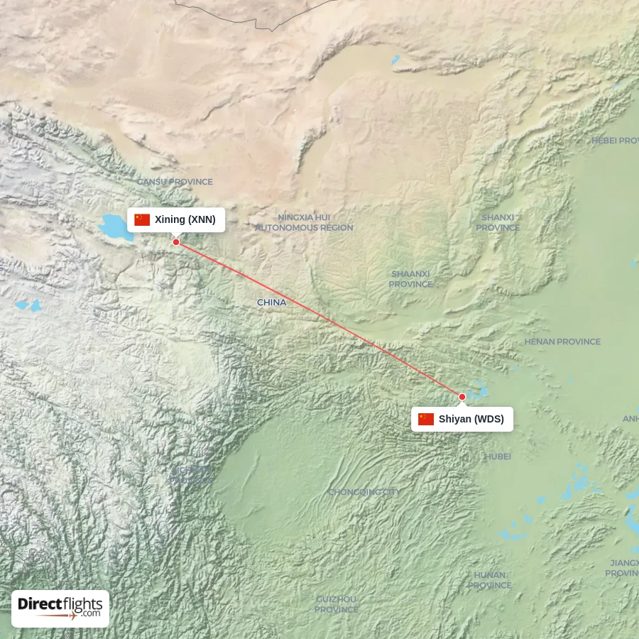 XNN - WDS route map