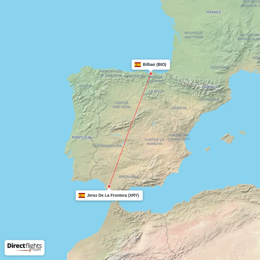 XRY - BIO route map