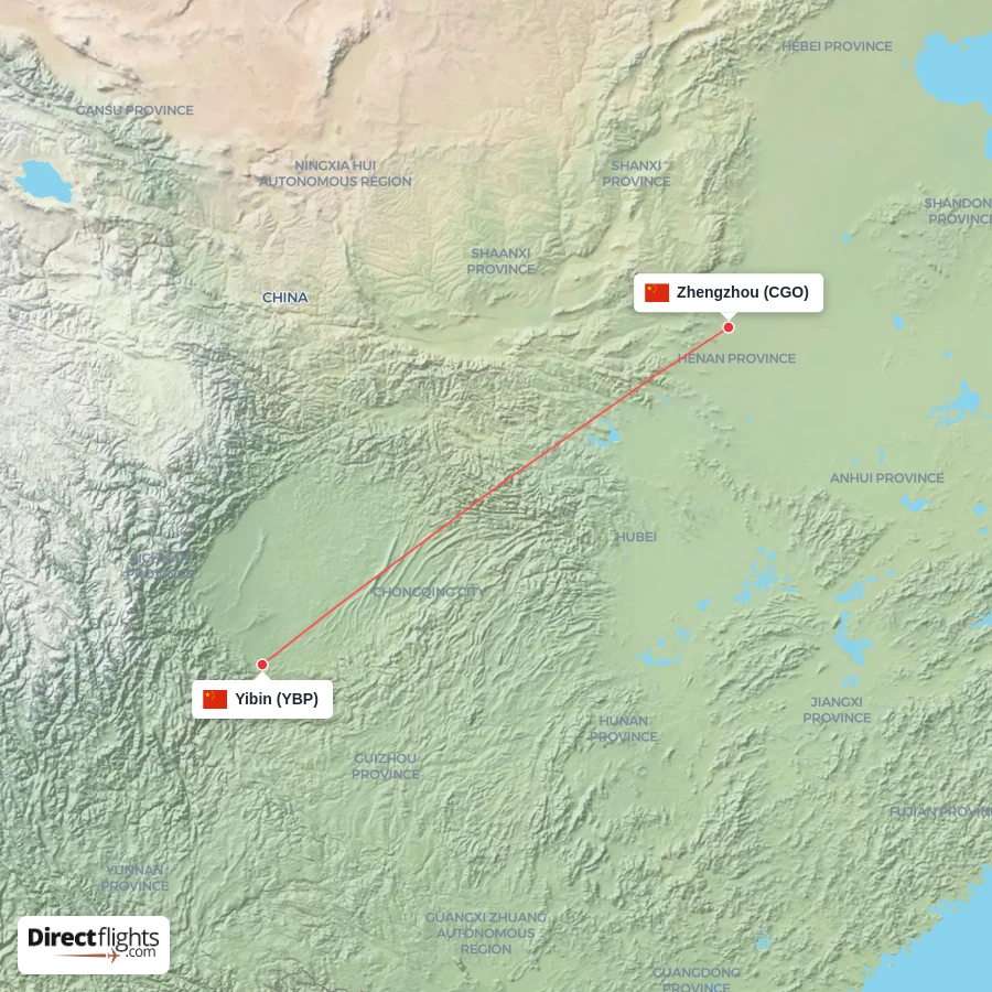 YBP - CGO route map