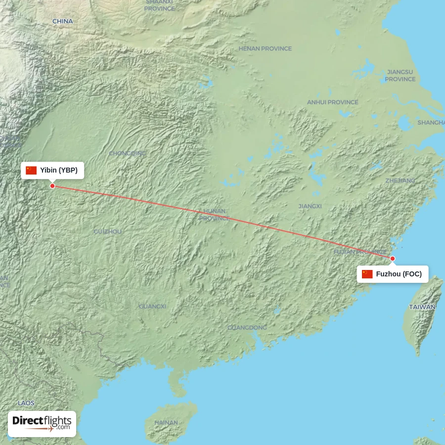 YBP - FOC route map