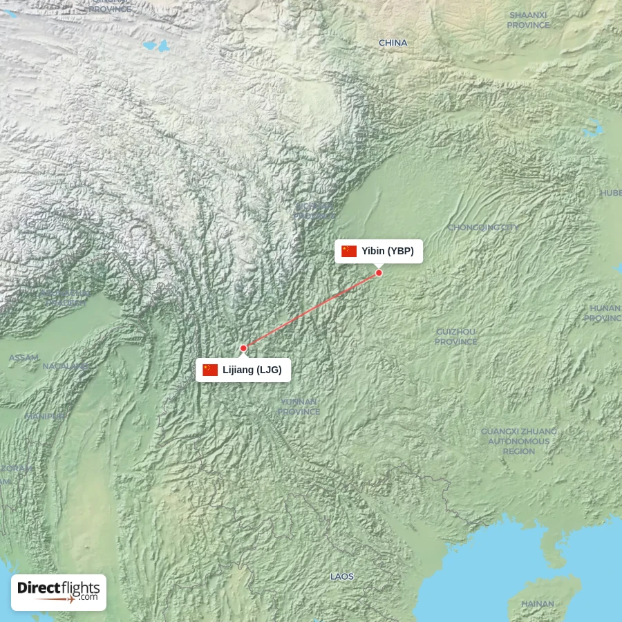 YBP - LJG route map
