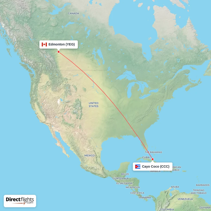 YEG - CCC route map
