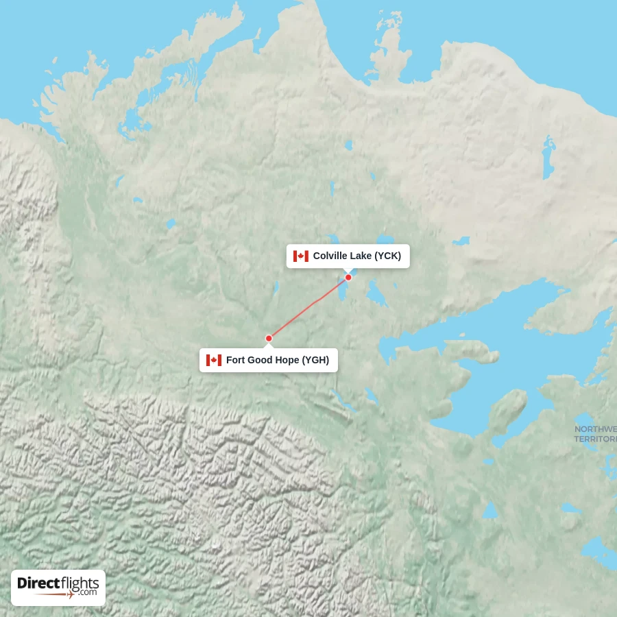 YGH - YCK route map