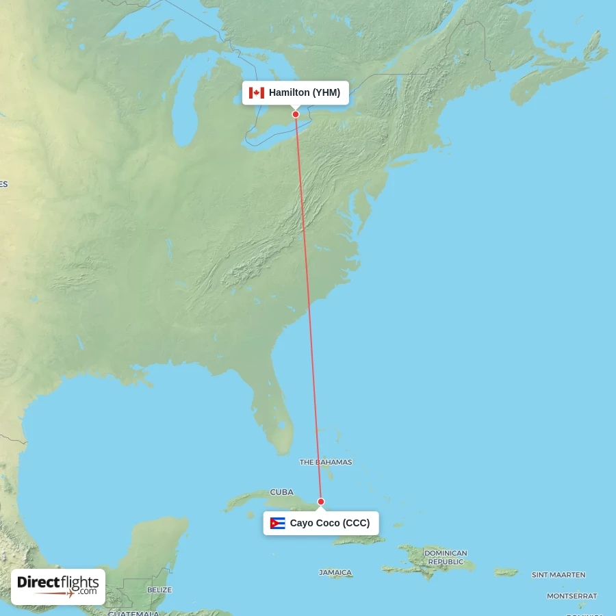 YHM - CCC route map