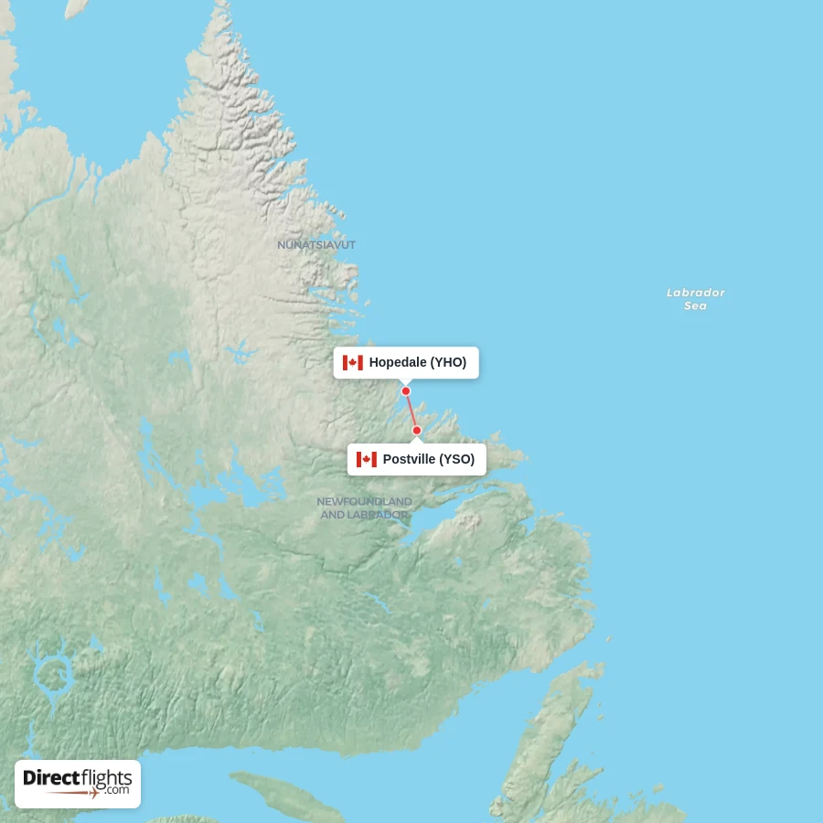 YHO - YSO route map