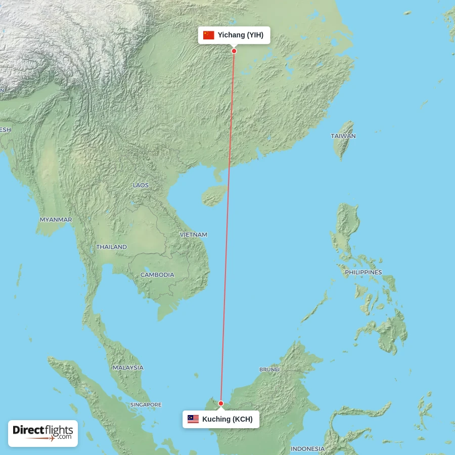 YIH - KCH route map