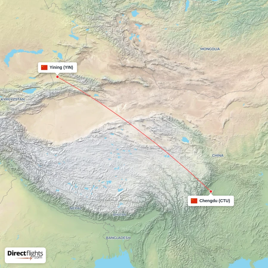 YIN - CTU route map