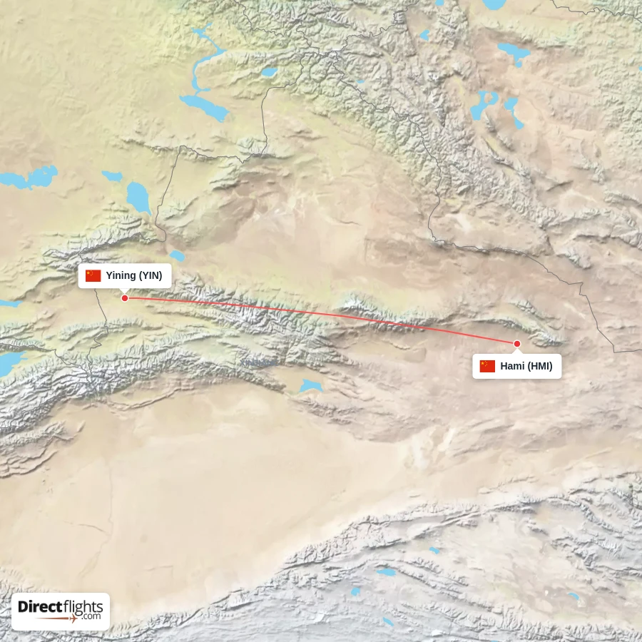 YIN - HMI route map
