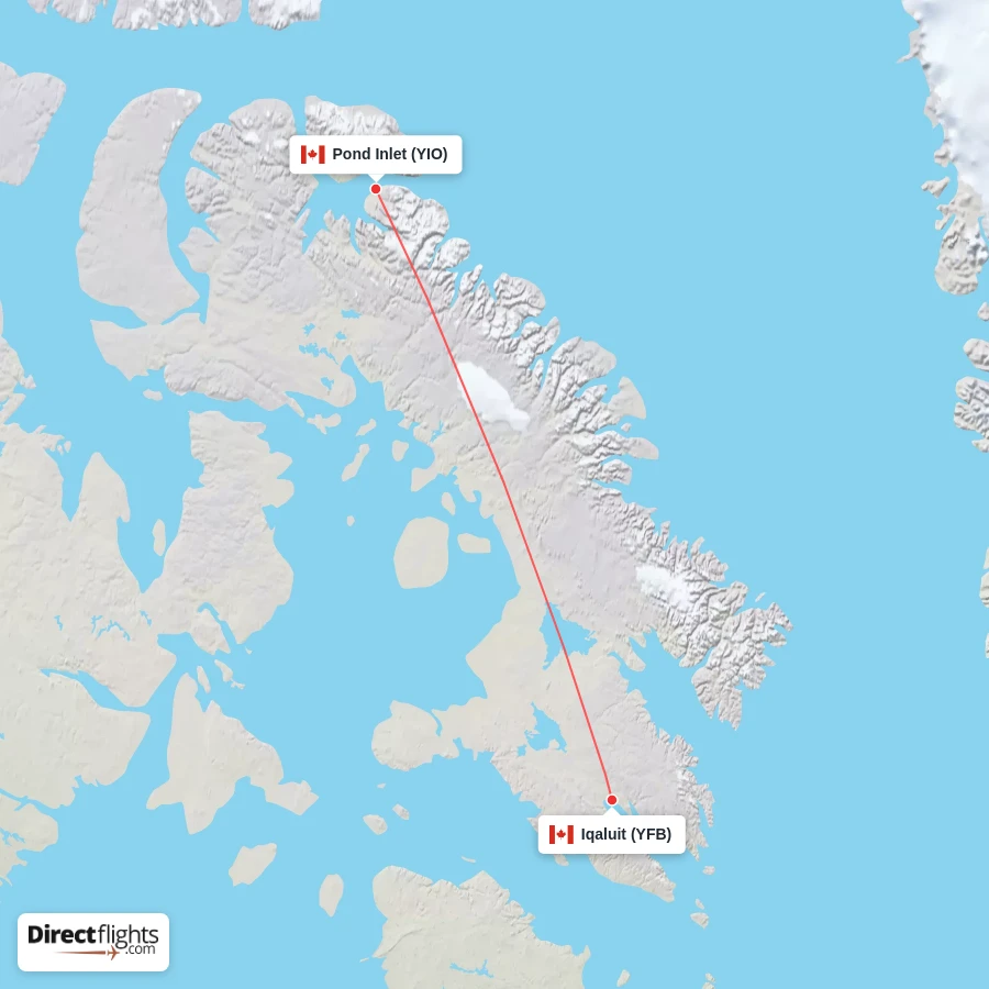 YIO - YFB route map