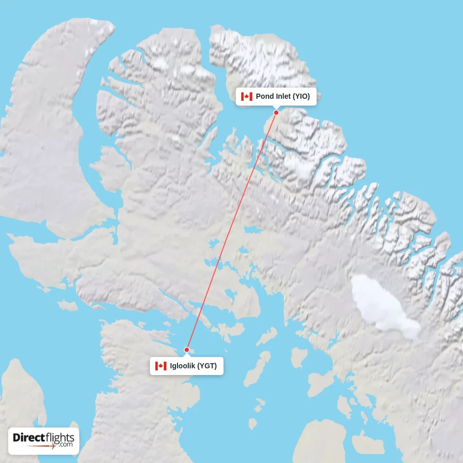 YIO - YGT route map