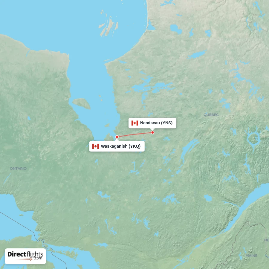 YKQ - YNS route map