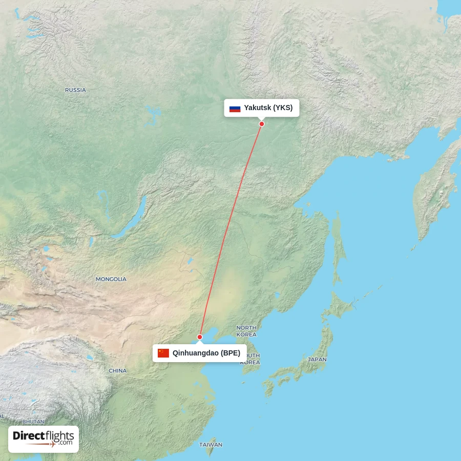 YKS - BPE route map