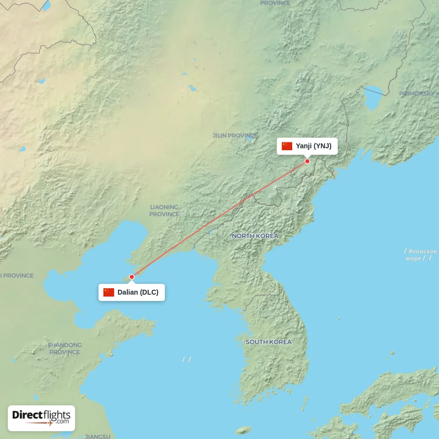 YNJ - DLC route map