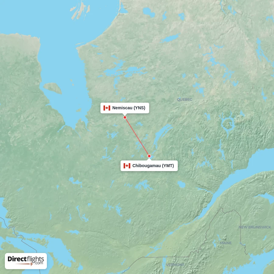 YNS - YMT route map