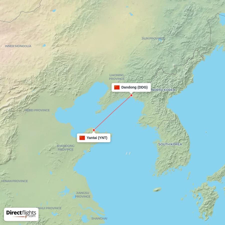 YNT - DDG route map