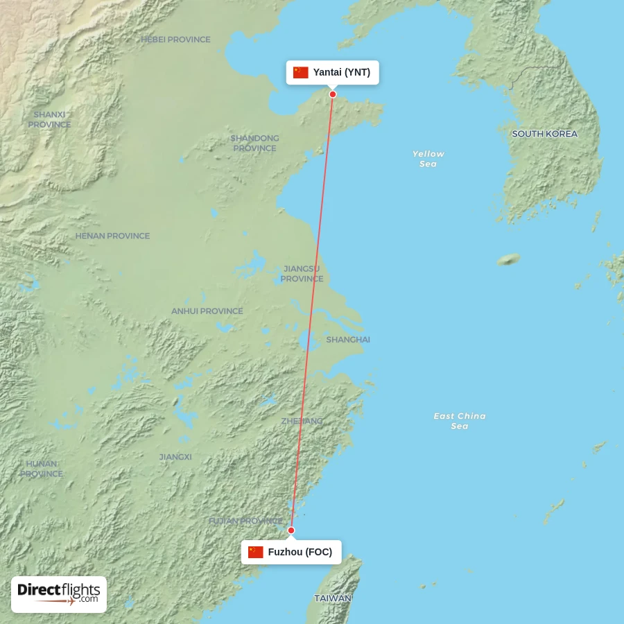 YNT - FOC route map