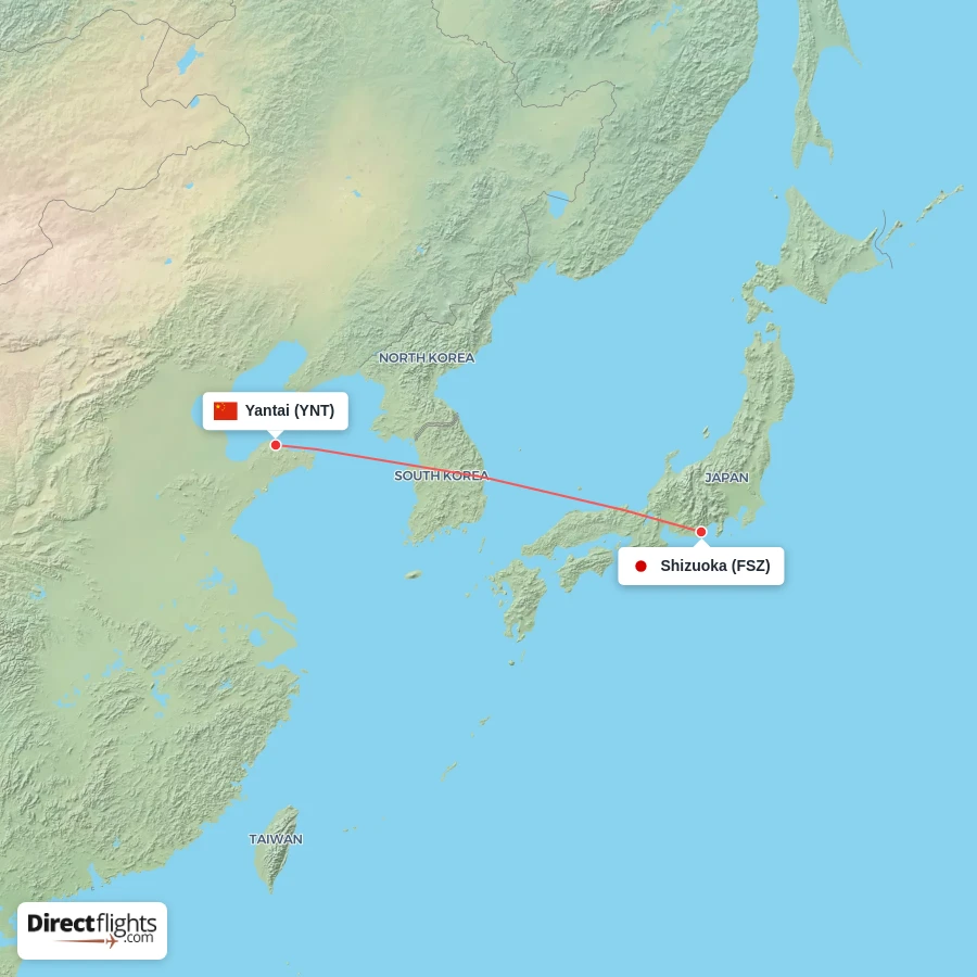 YNT - FSZ route map