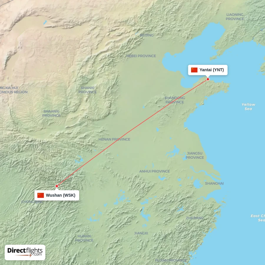 YNT - WSK route map