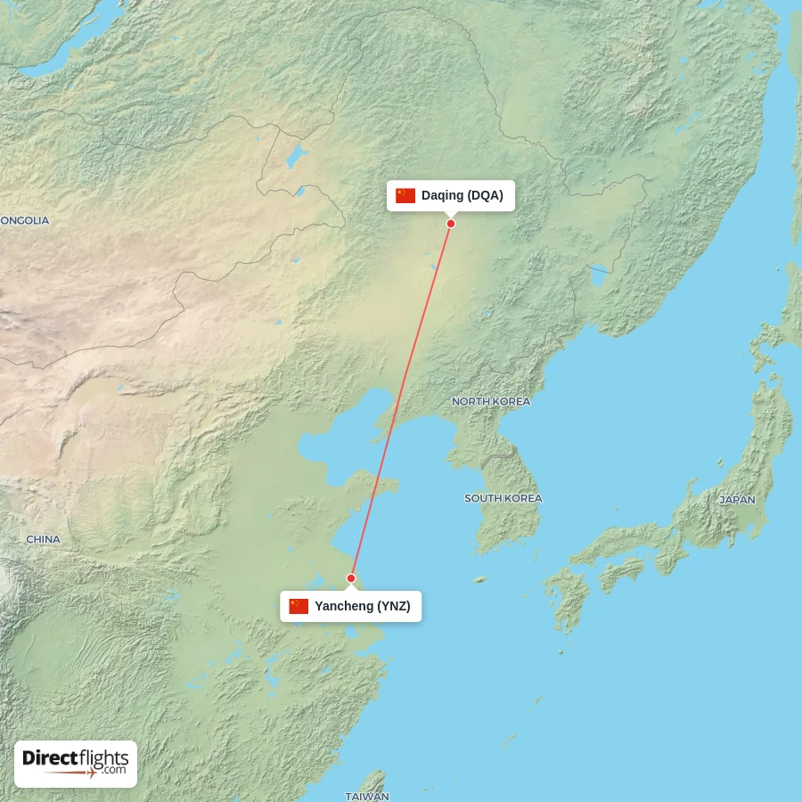 YNZ - DQA route map