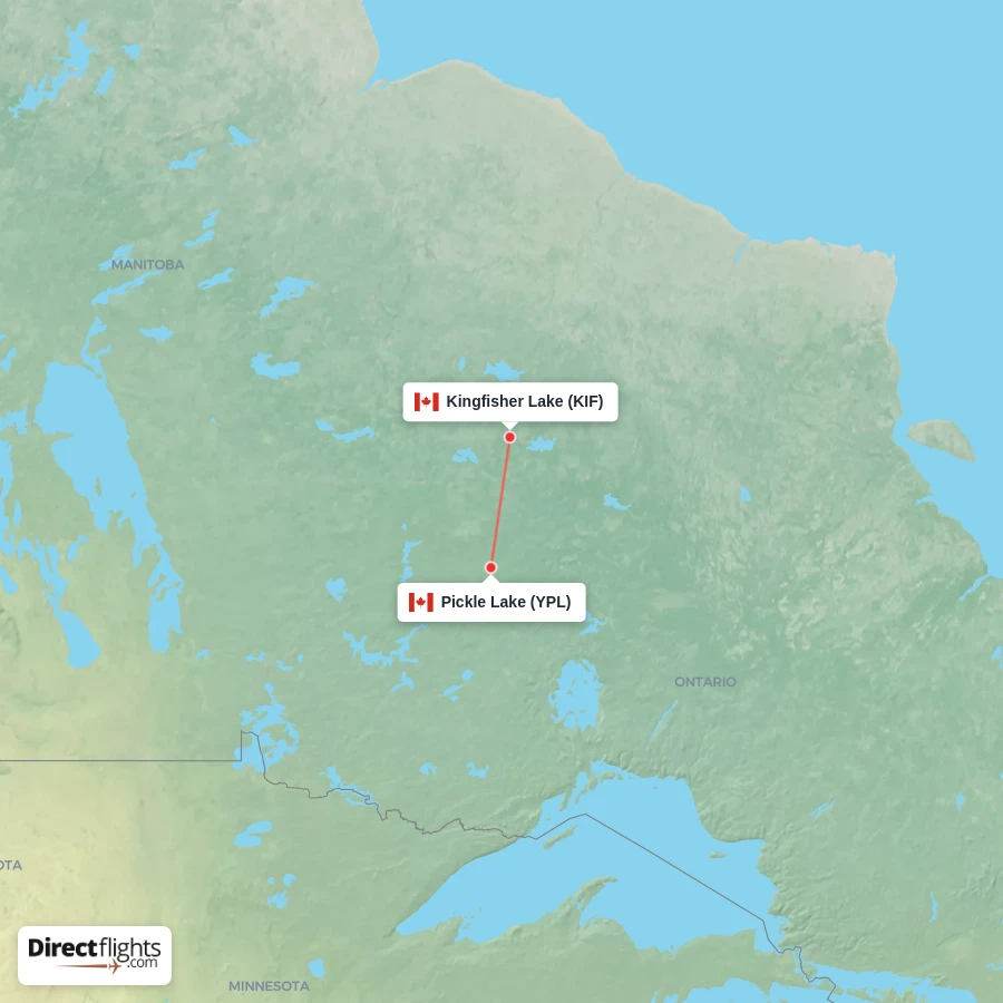 YPL - KIF route map