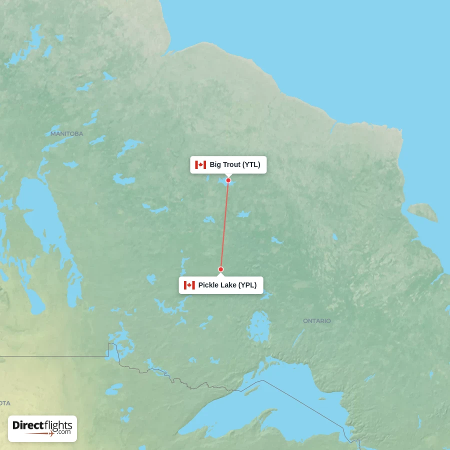 YPL - YTL route map
