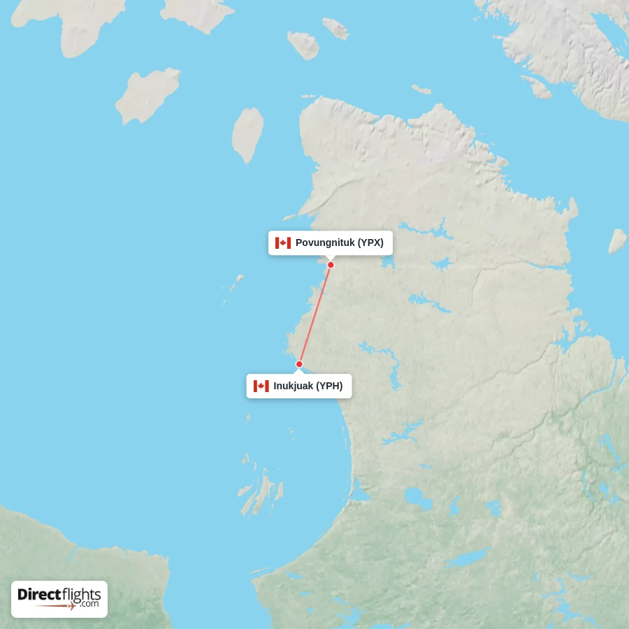 YPX - YPH route map