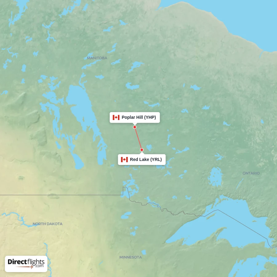 YRL - YHP route map