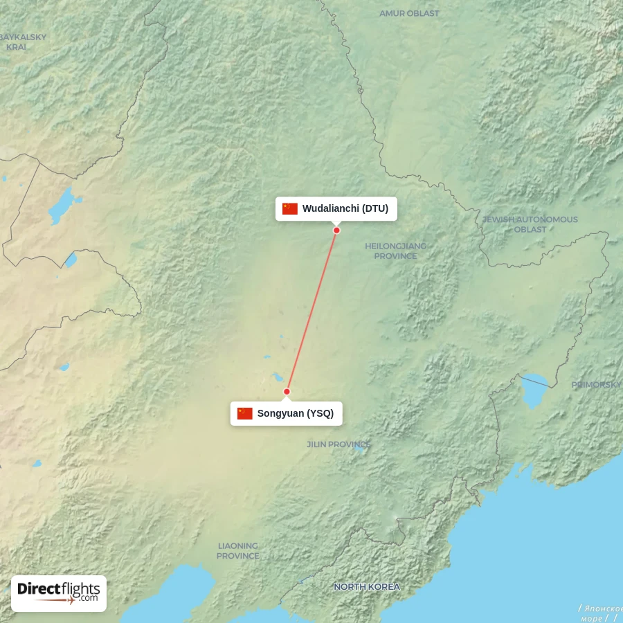 YSQ - DTU route map