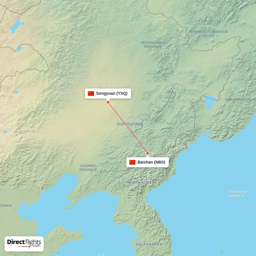 YSQ - NBS route map