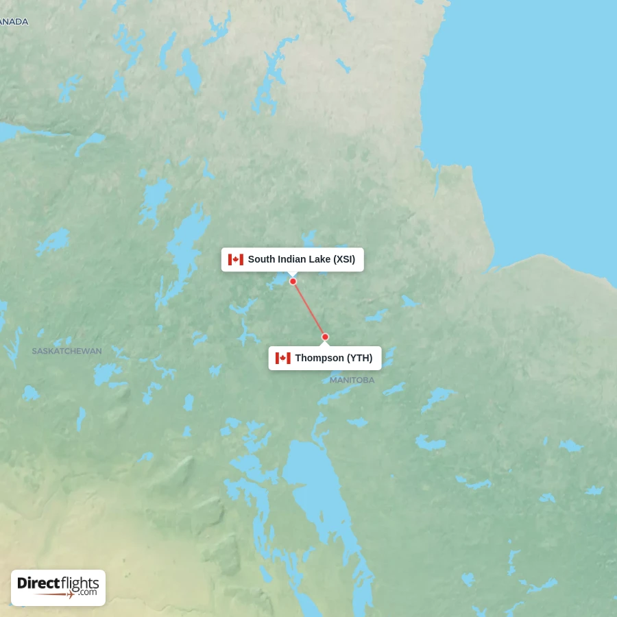 YTH - XSI route map