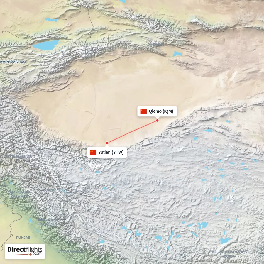 YTW - IQM route map