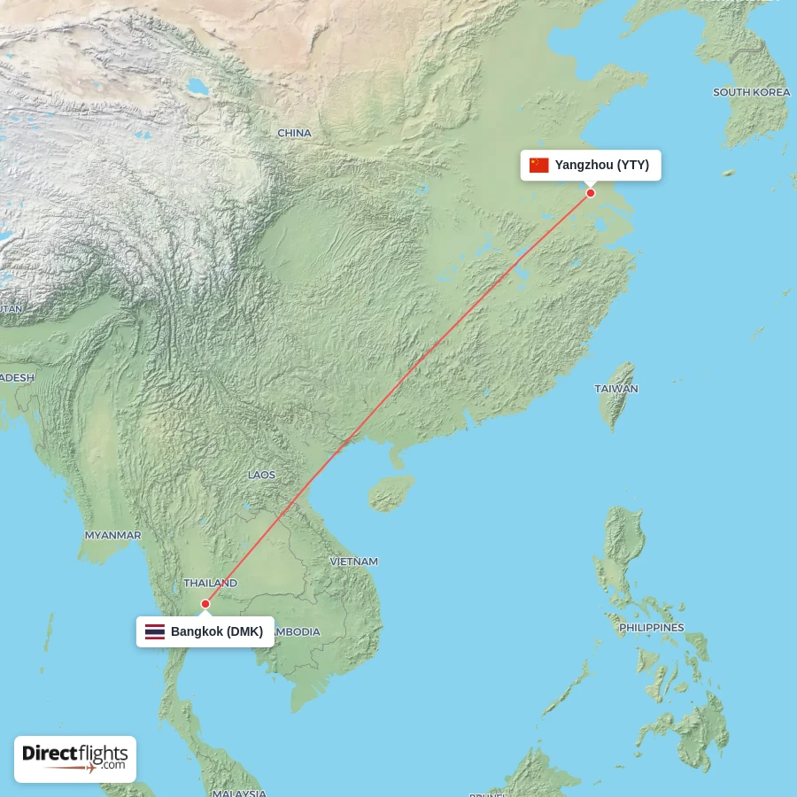 YTY - DMK route map