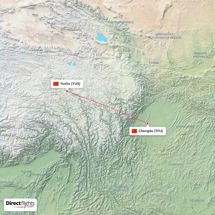 YUS - TFU route map