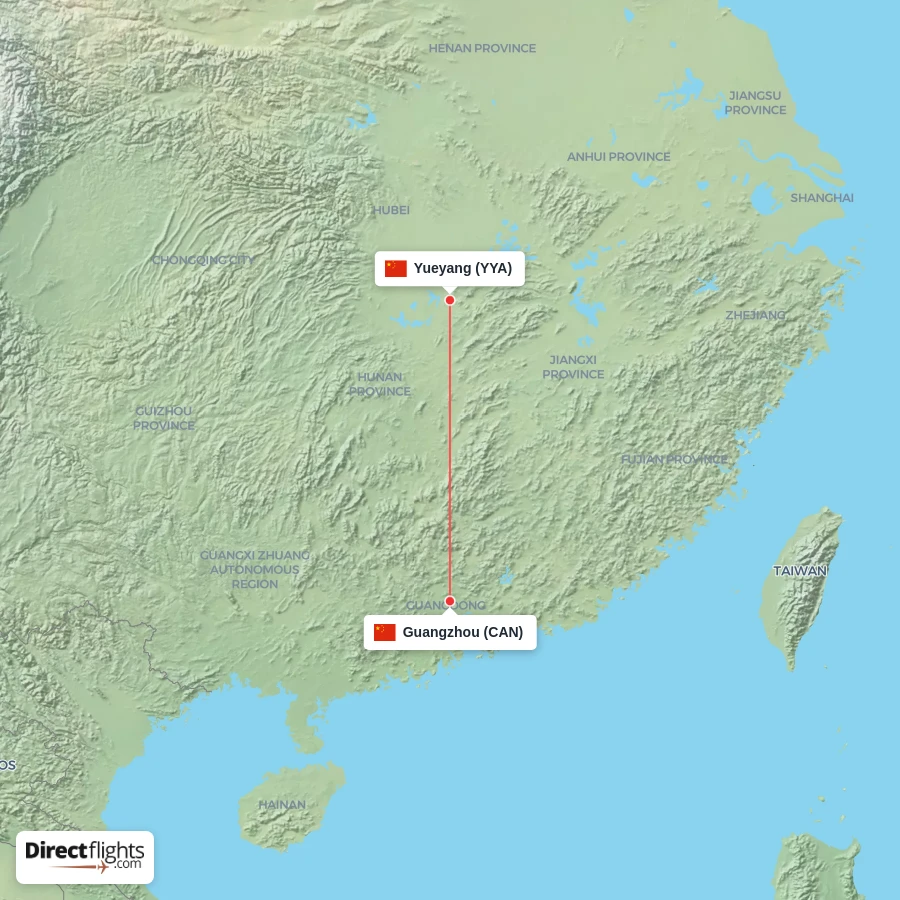 YYA - CAN route map