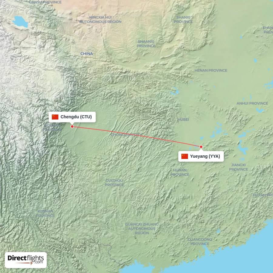 YYA - CTU route map