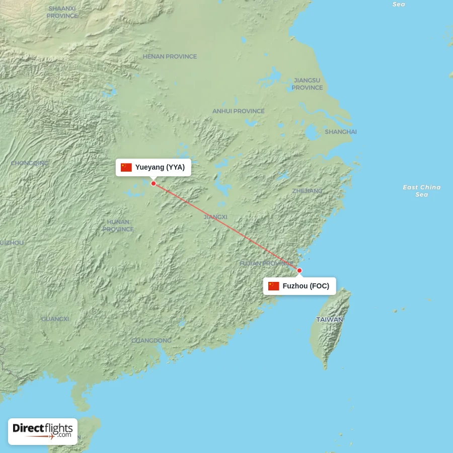 YYA - FOC route map