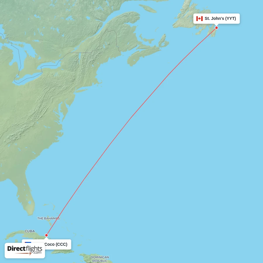 YYT - CCC route map