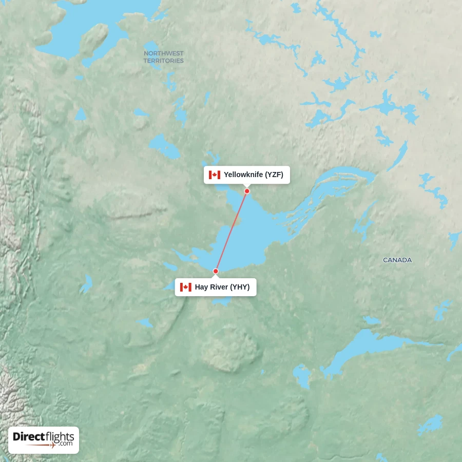 YZF - YHY route map