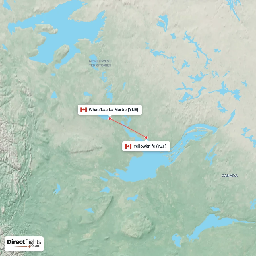 YZF - YLE route map