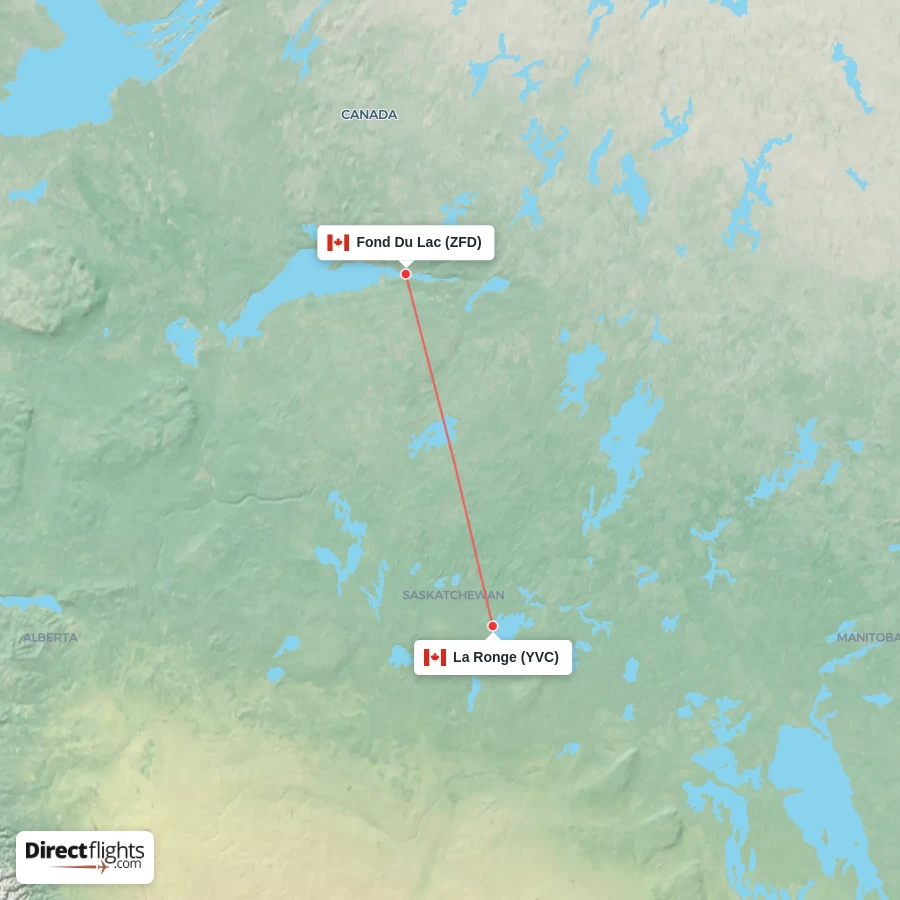 ZFD - YVC route map
