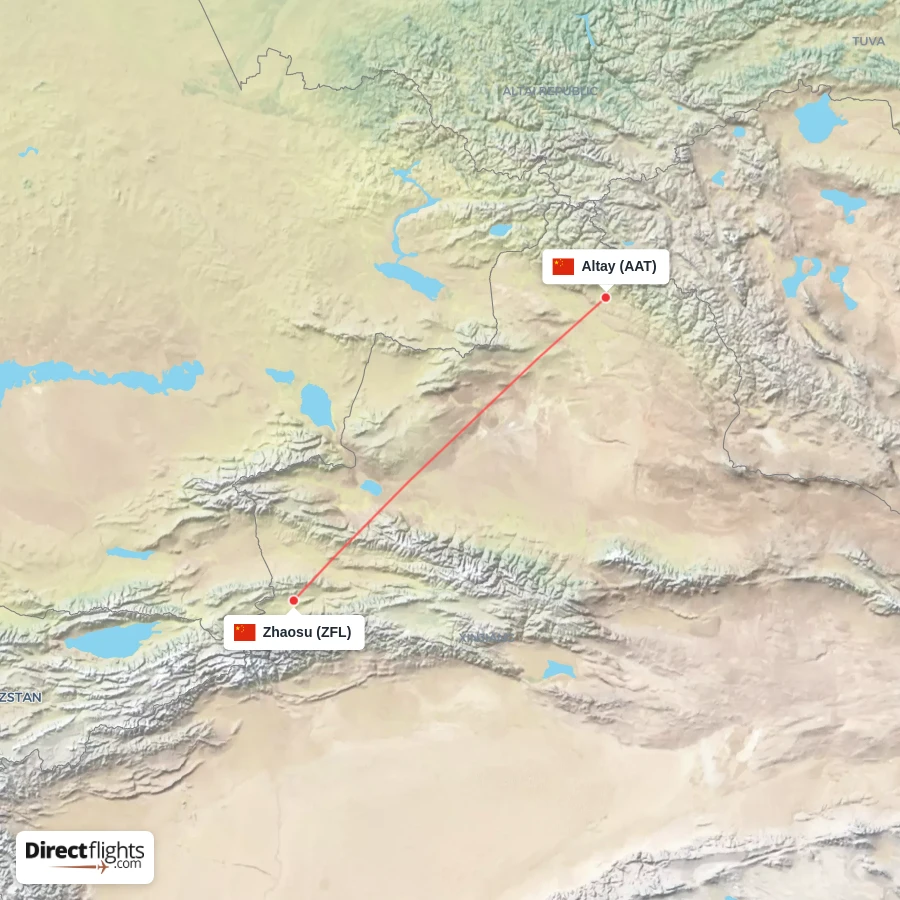 ZFL - AAT route map