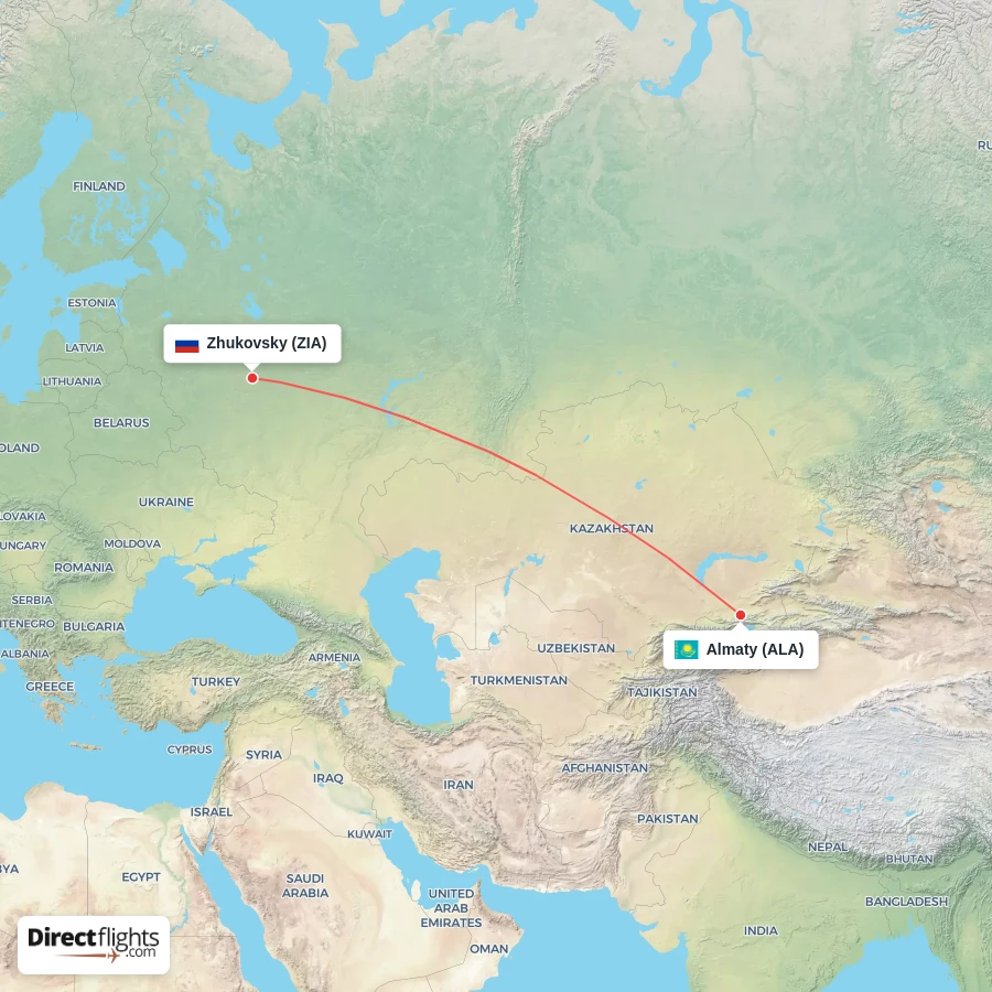ZIA - ALA route map